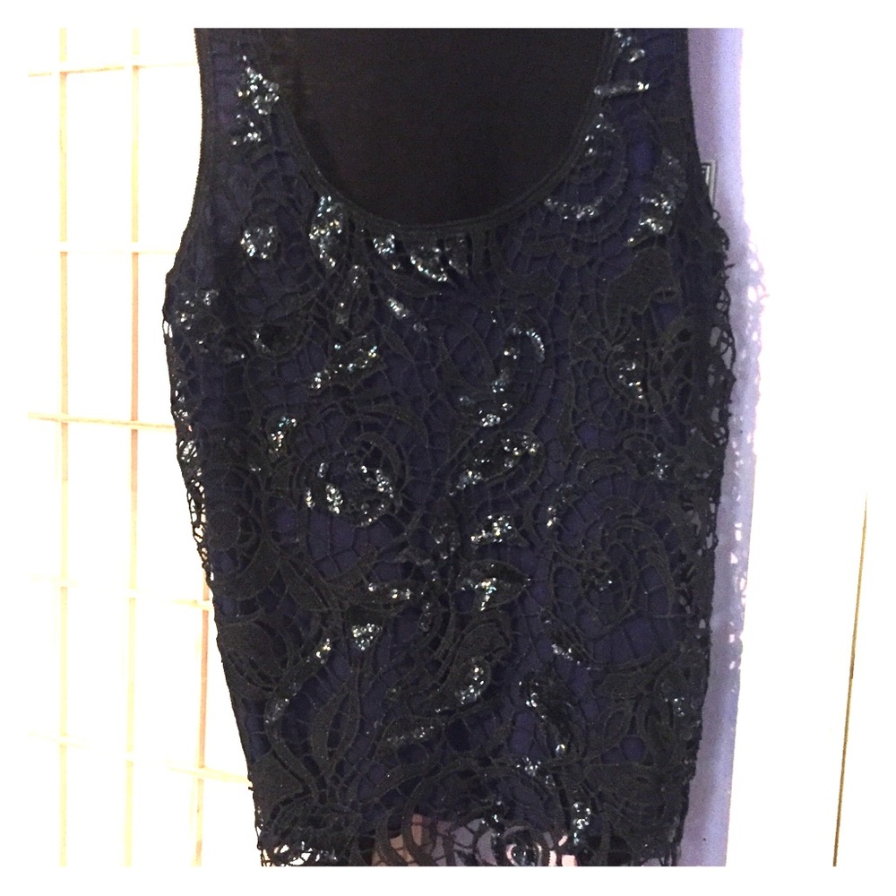 Tank top with lace